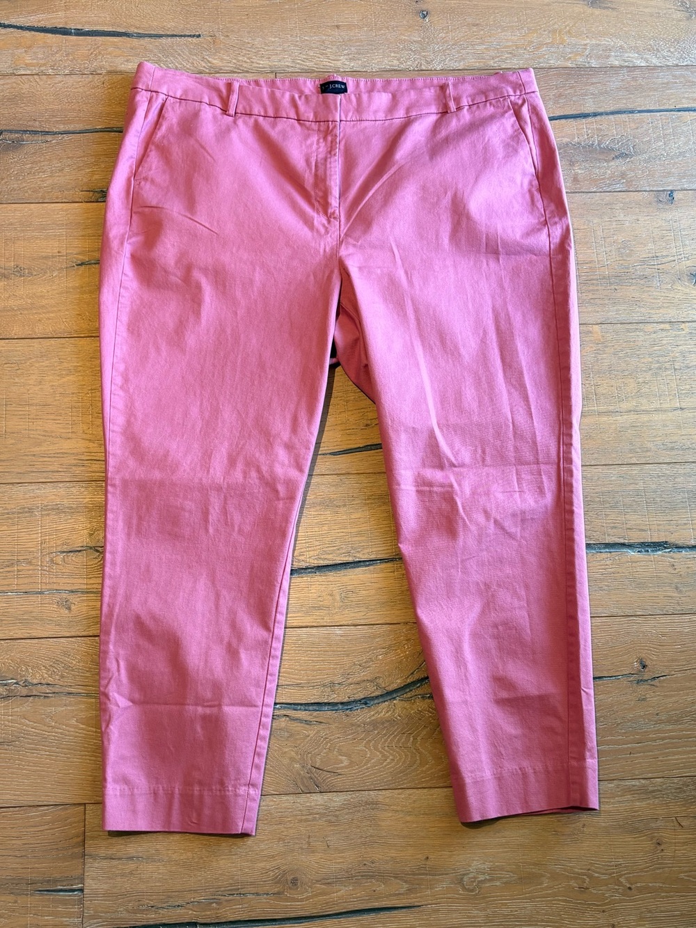 J. Crew Rose-Pink Casual Pants